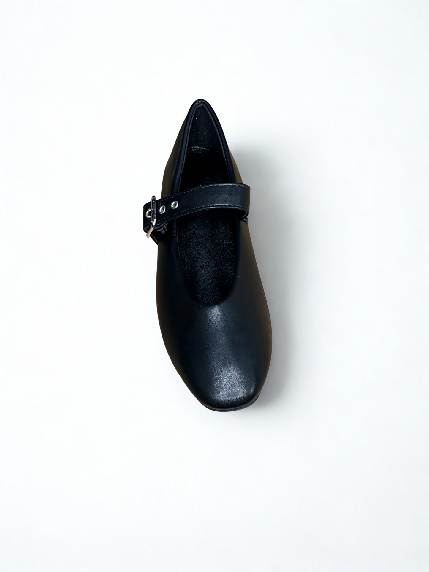 ZAPATO PLANO AMAYA HEBILLA NEGRO