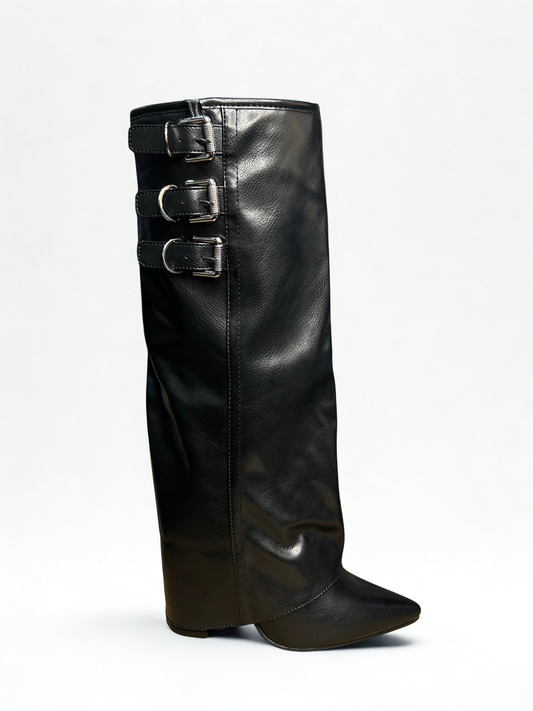 BOTA HELENA POLAINA NEGRA