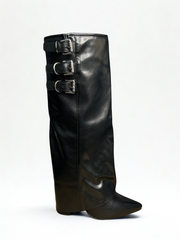 BOTA HELENA POLAINA NEGRA