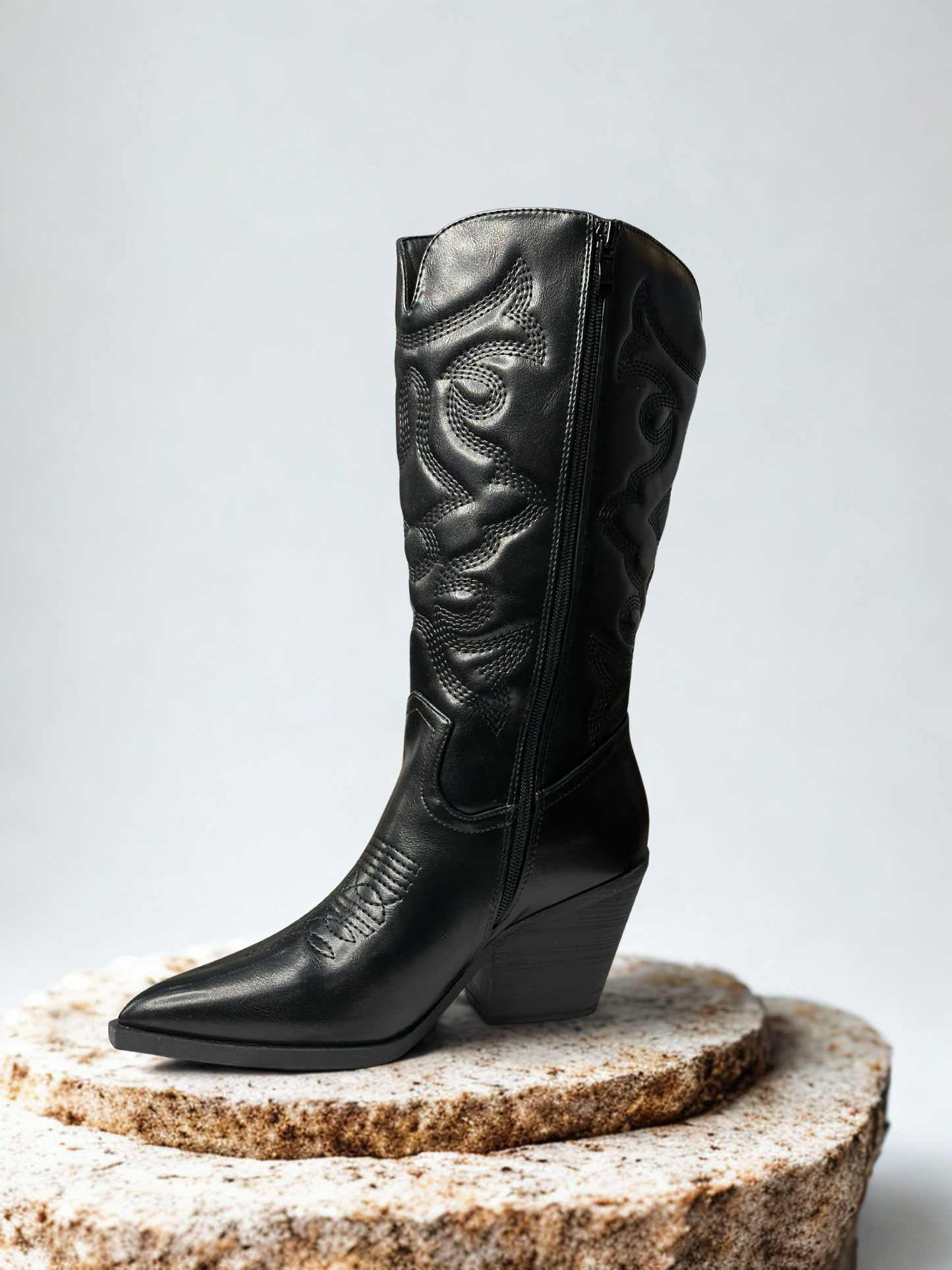 BOTA COWBOY MAYA NEGRA