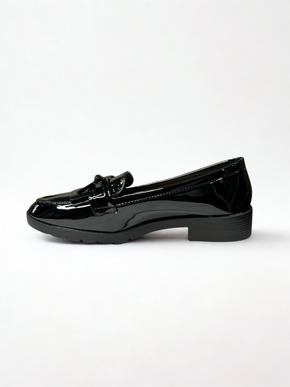 MOCASIN MALAK FLECOS NEGRO