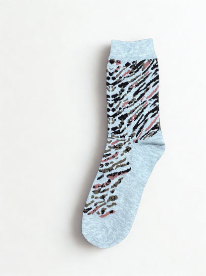 CALCETINES ANIMAL PRINT ROSA