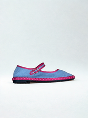 MERCEDITAS TAMARA TEXTIL JEANS/FUCCIA