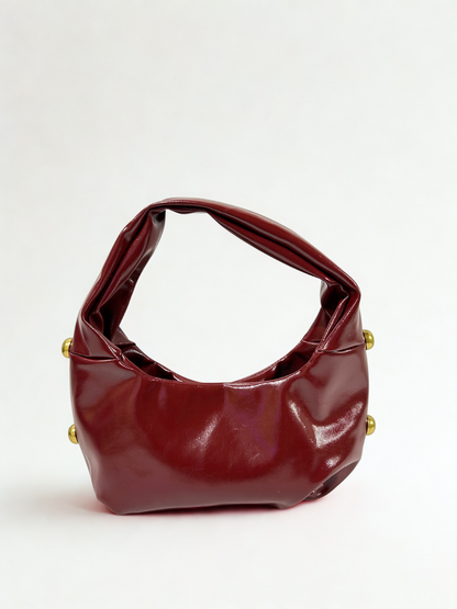 BOLSO BORLAS GRANATE