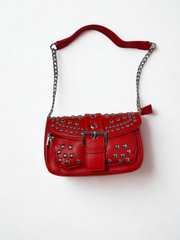 BOLSO MINI HEBILLA ROJO