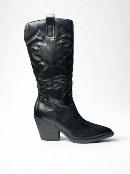 BOTA COWBOY MAYA NEGRA