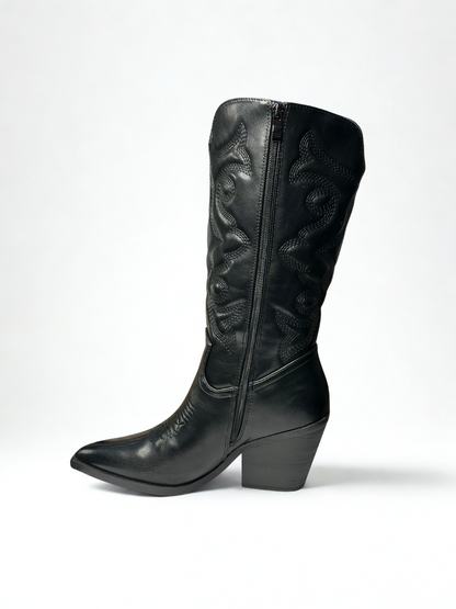 BOTA COWBOY MAYA NEGRA