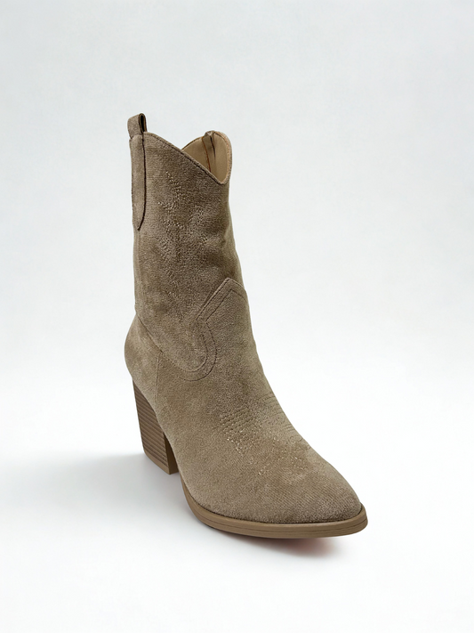 BOTÍN CLARA COWBOY BEIGE