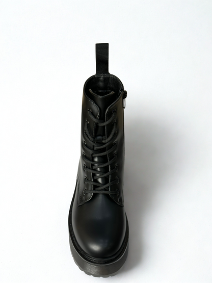 BOTÍN MILITAR LOURDES NEGRO