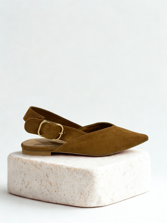 ZAPATO KIARA PLANO ANTELINA CAMEL