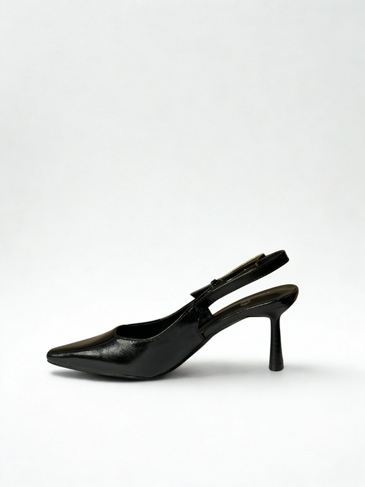 ZAPATO SOFÍA KITTEN DESTALONADOS NEGRO