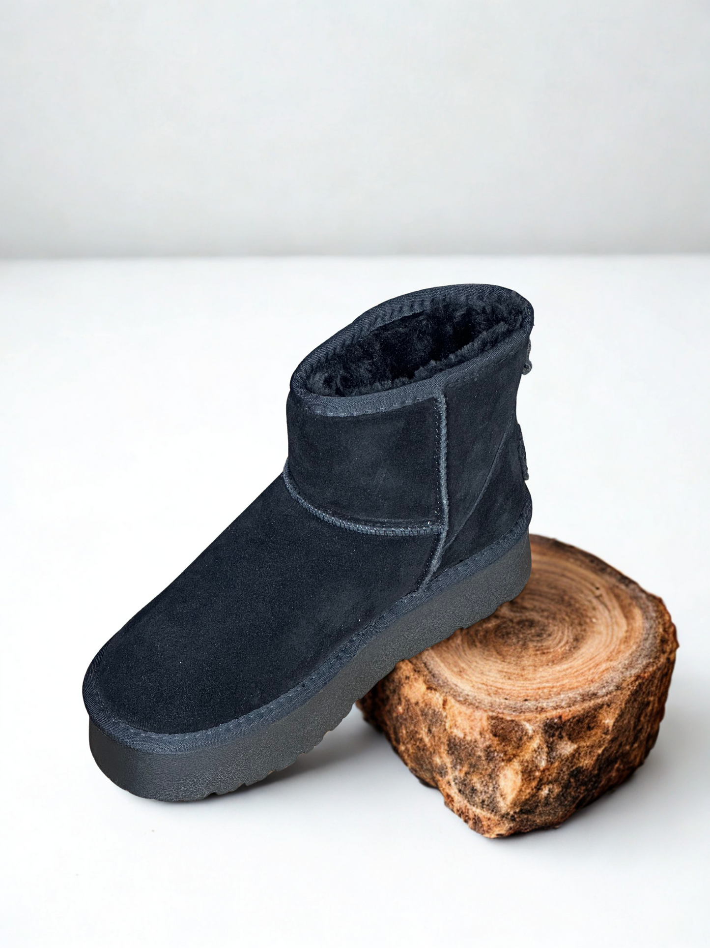 BOTA VERA PELITO PIEL NEGRO