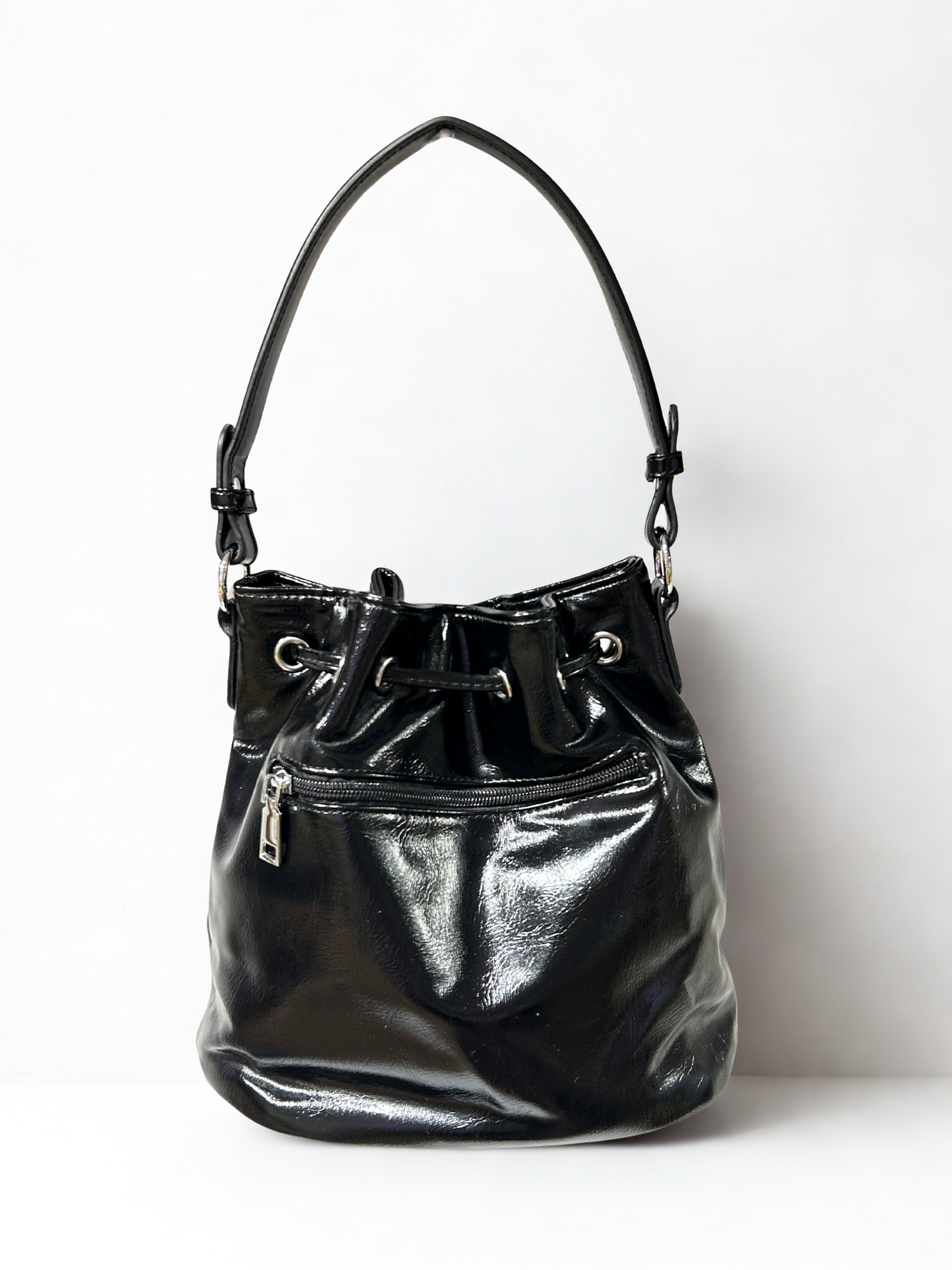 BOLSO BOMBONERA HOMBRO NEGRO