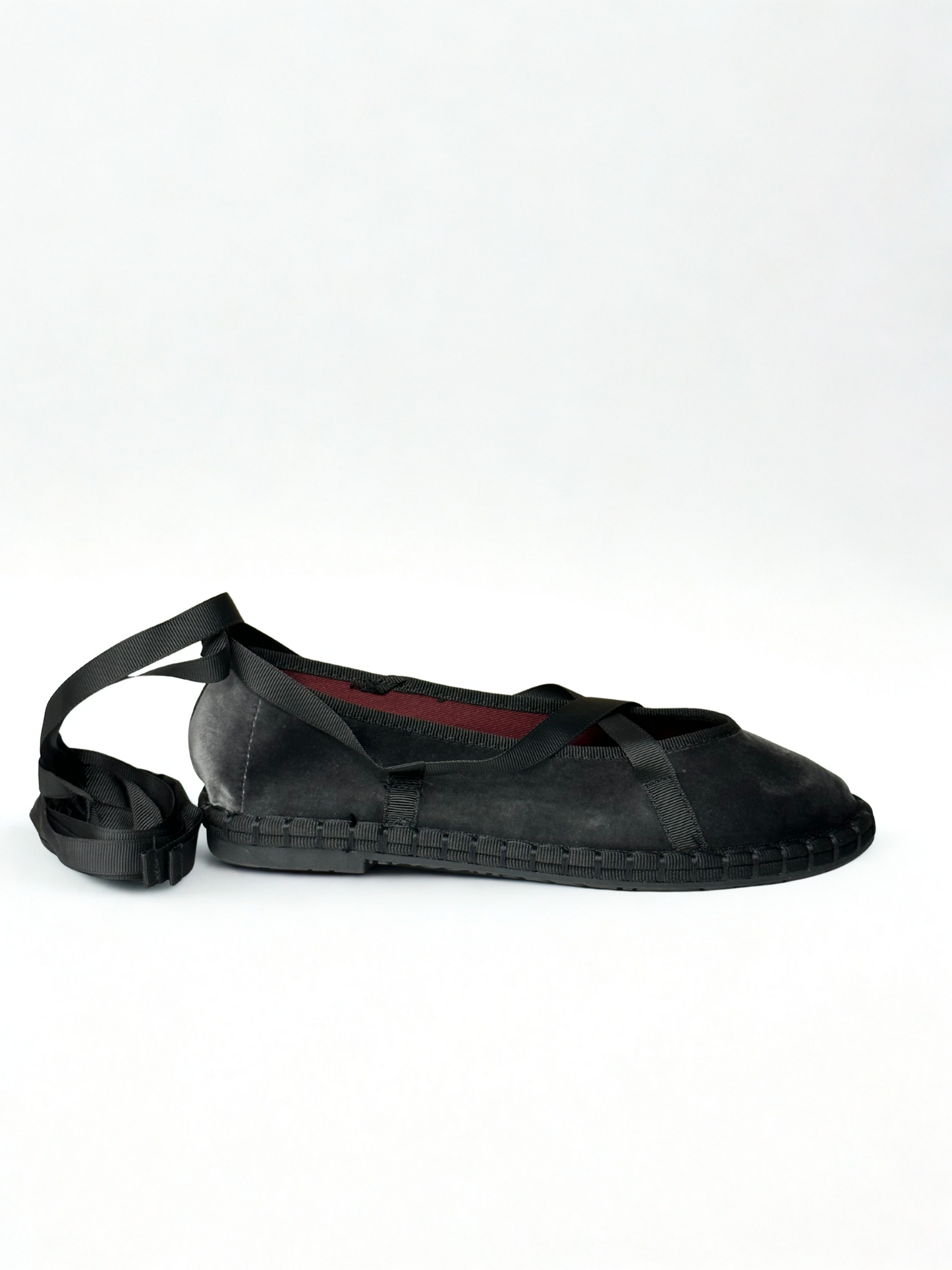 MERCEDITAS CARMEN CINTA TERCIOPELO GRIS