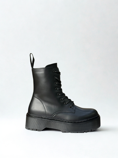 BOTÍN MILITAR LOURDES NEGRO