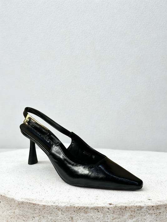 ZAPATO SOFÍA KITTEN DESTALONADOS NEGRO