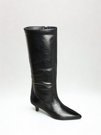 BOTA ARLET TACÓN KITTEN BLACK