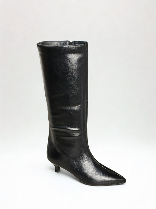 BOTA ARLET TACÓN KITTEN BLACK