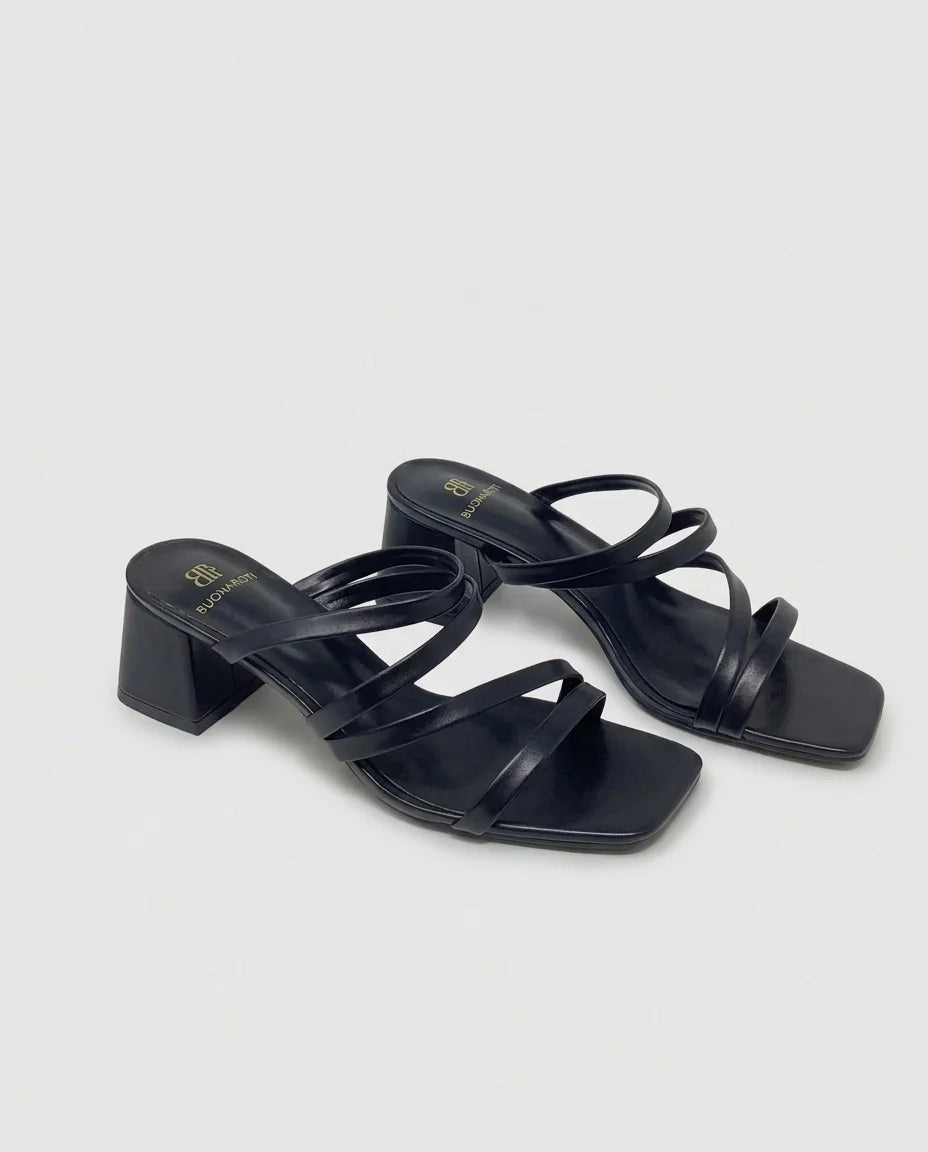 SANDALIA TIRAS LOLA BLACK