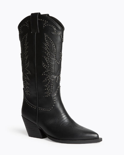 BOTA COWBOY ROCK NEGRA ALTA