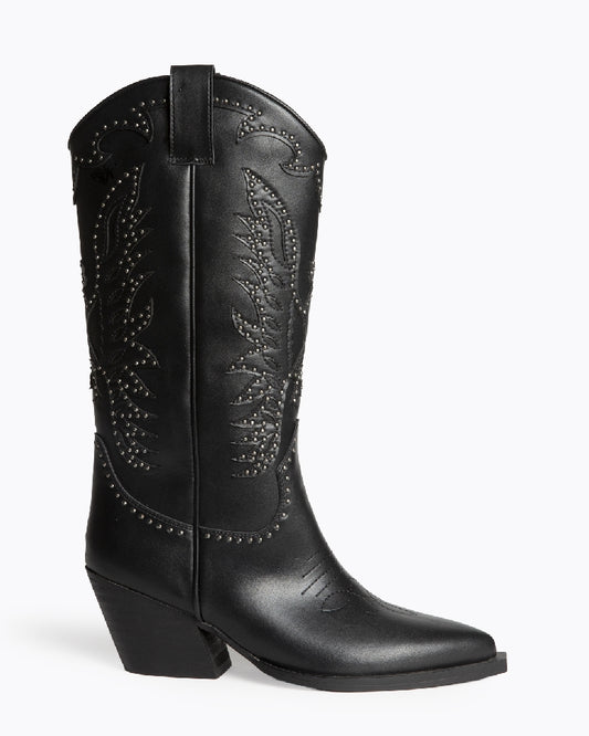 BOTA COWBOY ROCK NEGRA ALTA