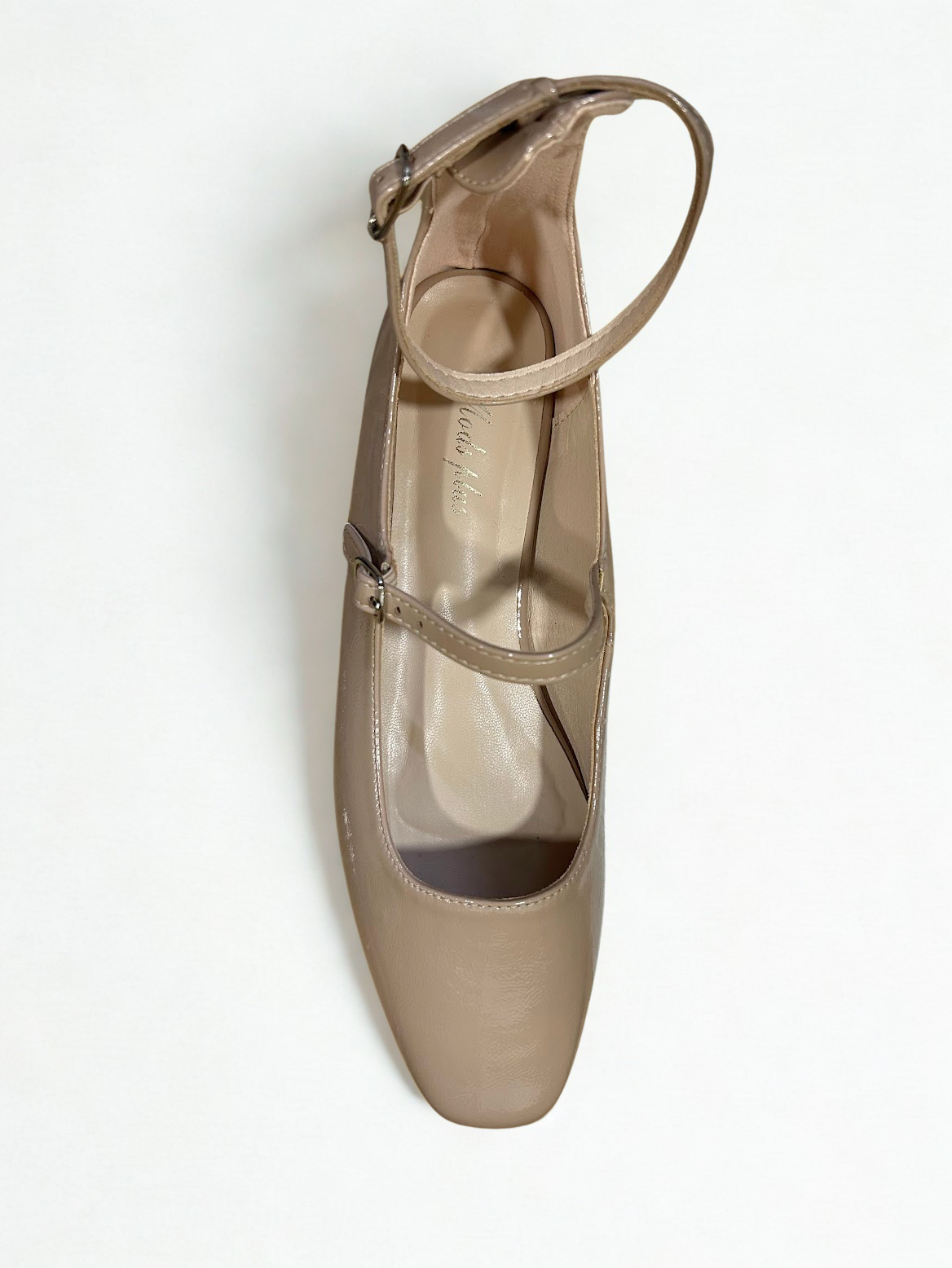 ZAPATO MARY JANE PUNTA REDONDA KAKI