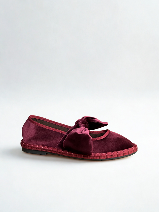 MERCEDITAS CLOE LAZO BURGUNDY