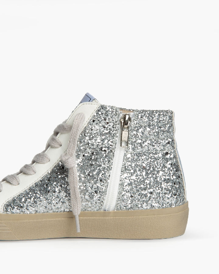 ZAPATILLAS CELIA BOTIN BRILLOS PLATA